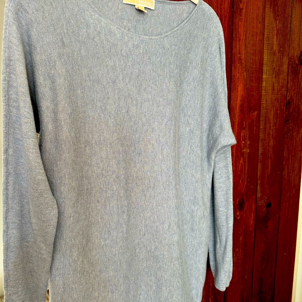Small Michael Kors light blue sweater in like new condition.